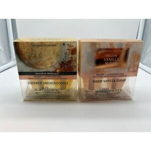Bath and body works wall flowers sugared snickerdoodle and warm vanilla sugar